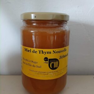 Miel de thym sauvage nouvelle Zélande 250gr 40gr 125gr